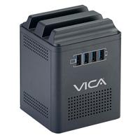 REGULADOR DE VOLTAJE VICA CONNECT 800 800 VA / 400 W 4 TOMAS NEMA 5-15R Y CENTRO DE CARGA CON 4 PUERTOS USB REGULADOR DE VOLTAJE VICA CONNECT 800 800 VA / 400 W 4 TOMAS NEMA 5-15R Y CENTRO DE CARGA CON 4 PUERTOS USB